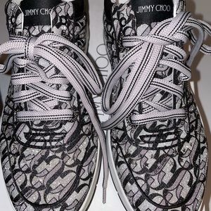 Jimmy Choo sneaker with glitter. 100% authentic
